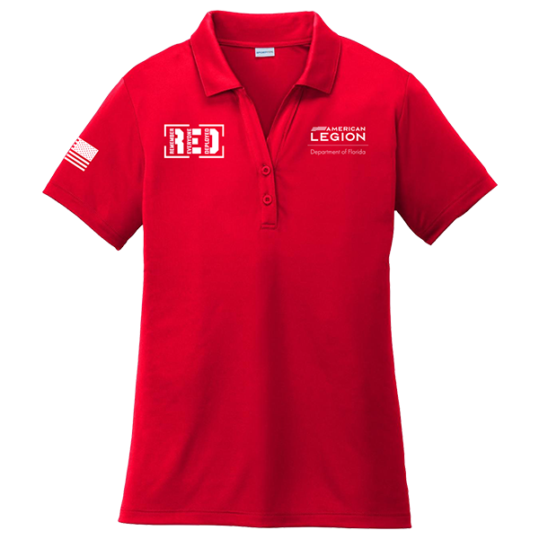 PRE-ORDER: 2026 RED Friday Polo - Ladies